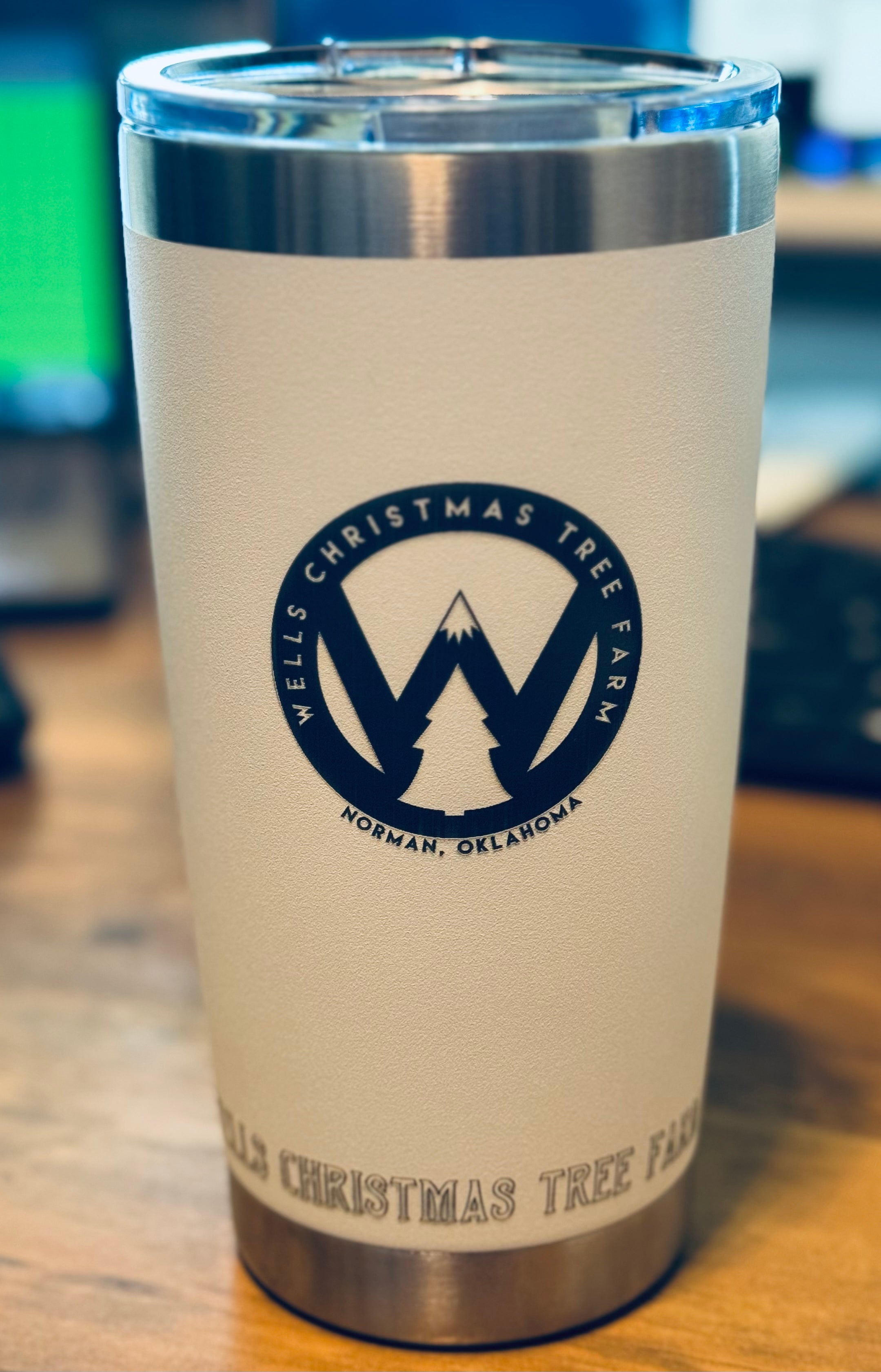 Wells Christmas Tumbler 20oz