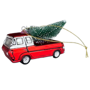 Ford Econoline Glass Ornament