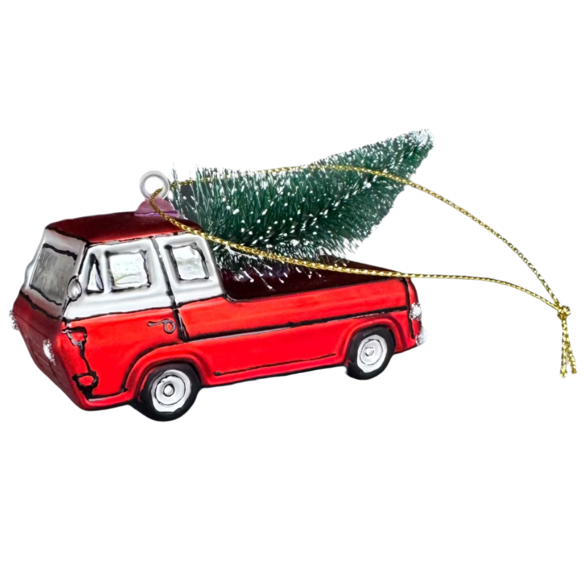 Ford Econoline Glass Ornament