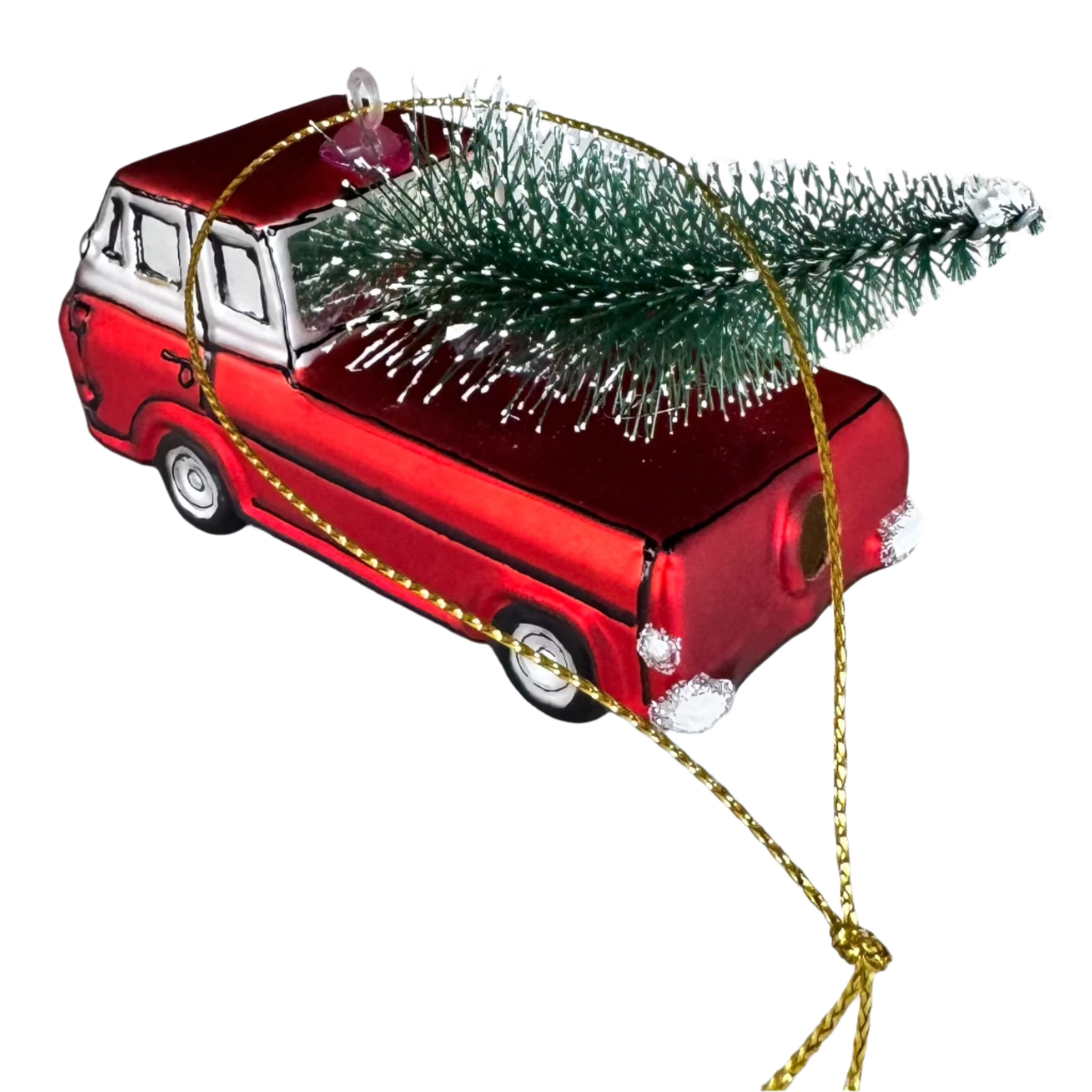 Ford Econoline Glass Ornament