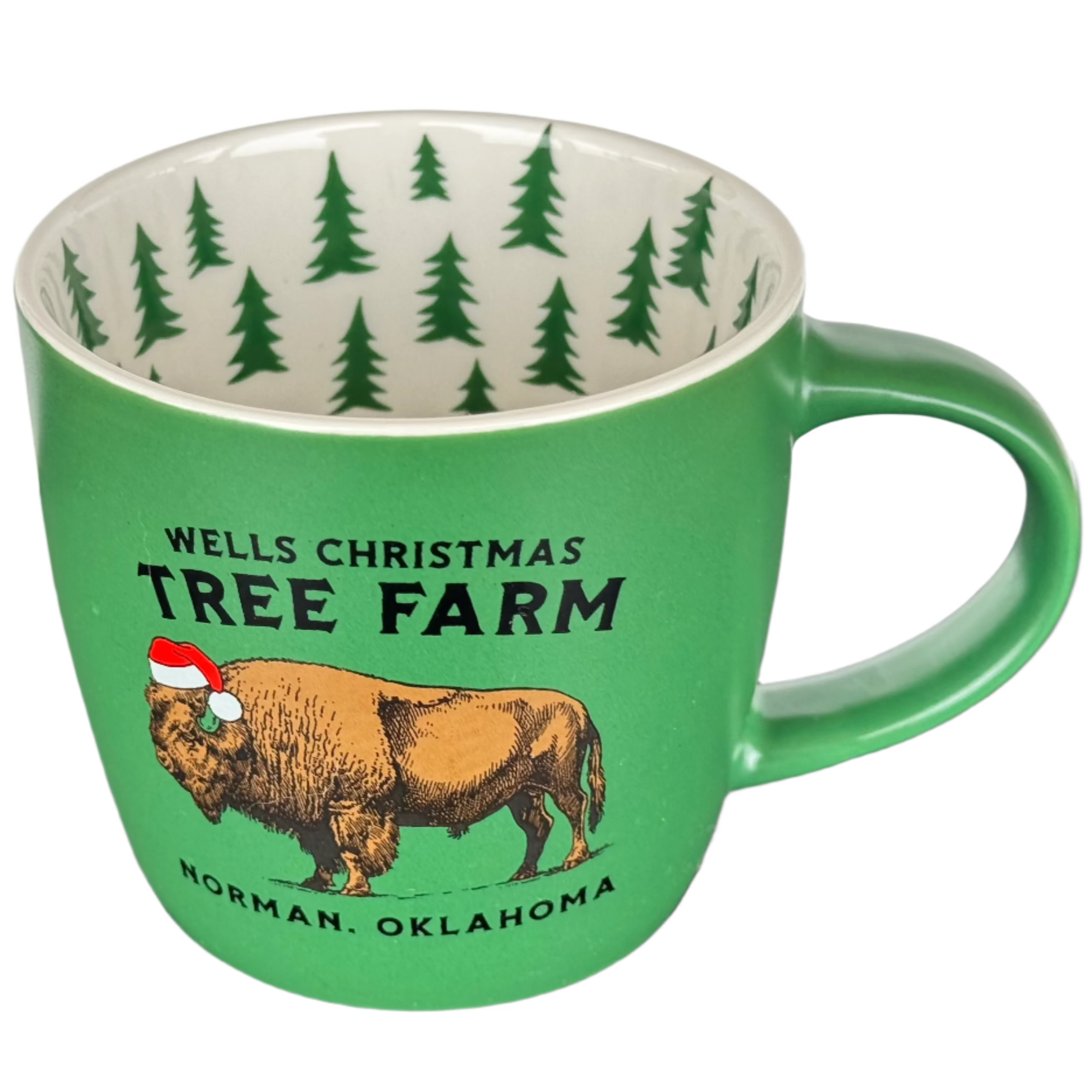 Wells Christmas Tree Farm 17 oz. Bison Mug
