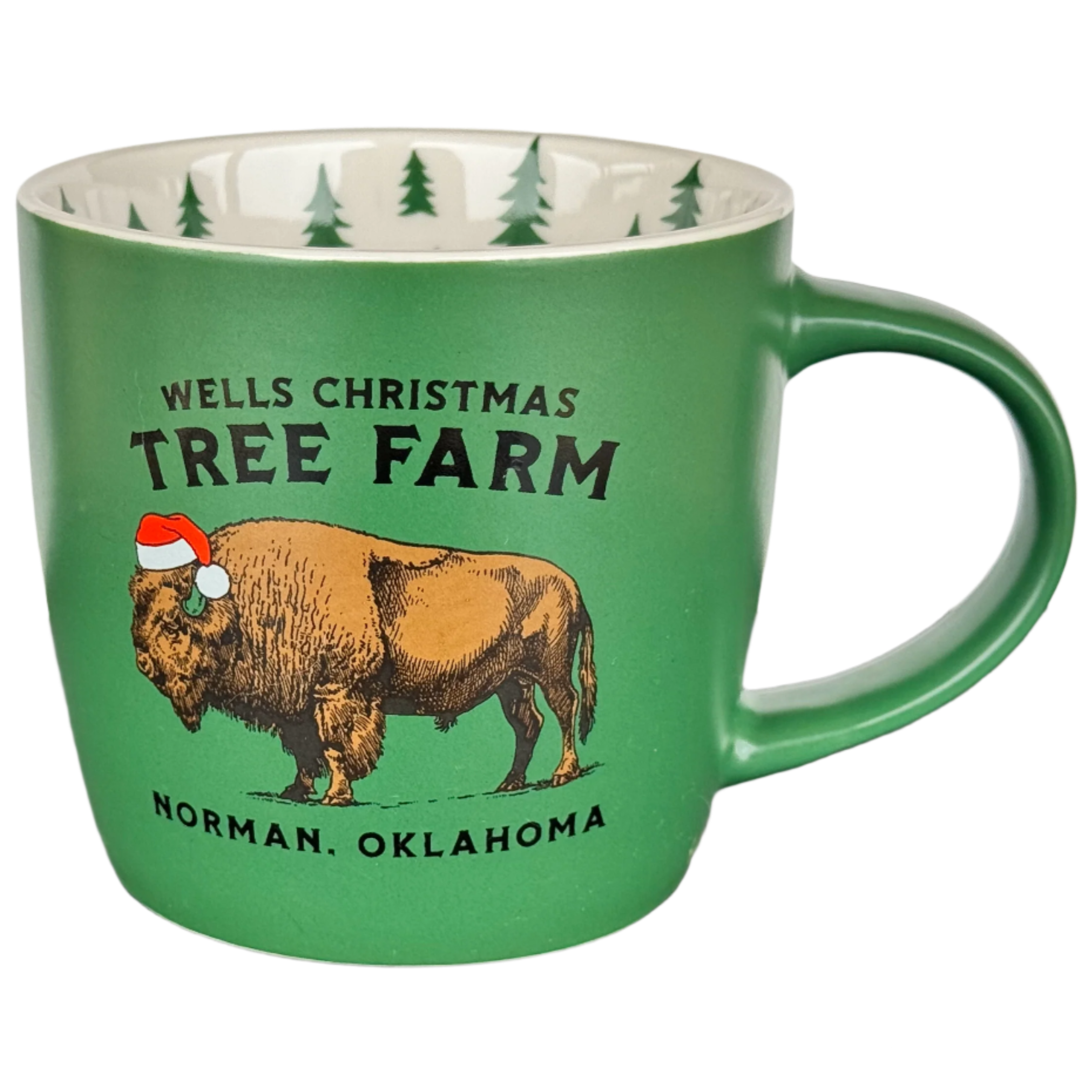 Wells Christmas Tree Farm 17 oz. Bison Mug