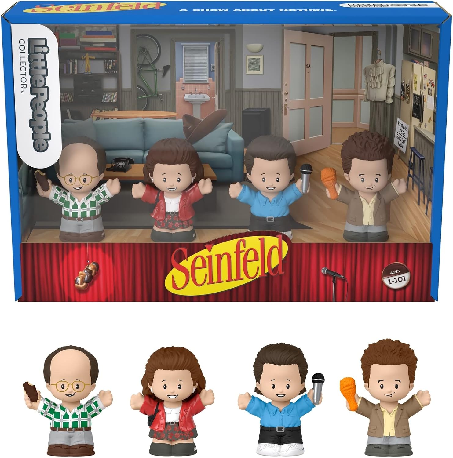 Fisher-Price Little People Collector Seinfeld TV Series Special Edition Figure Set