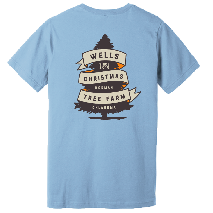 Tree with Ribbon T-Shirt - Short Sleeve