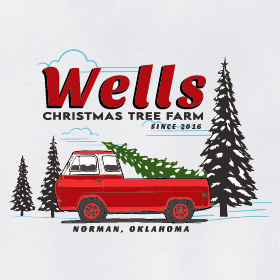 Econoline & Trees T-Shirt - Short Sleeve