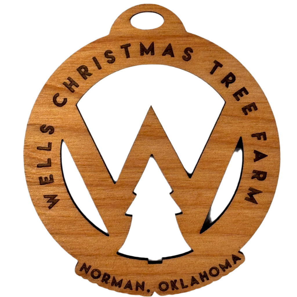 Wells Wooden Ornament - 2.75”