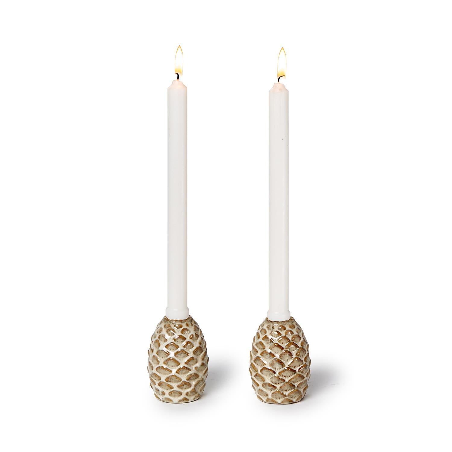 Pinecone Candle Holder