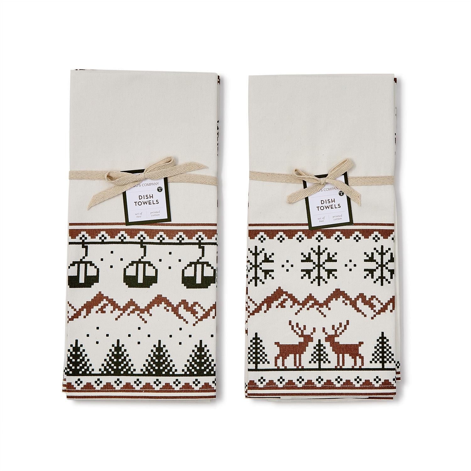 Ski Lodge Dish Towels