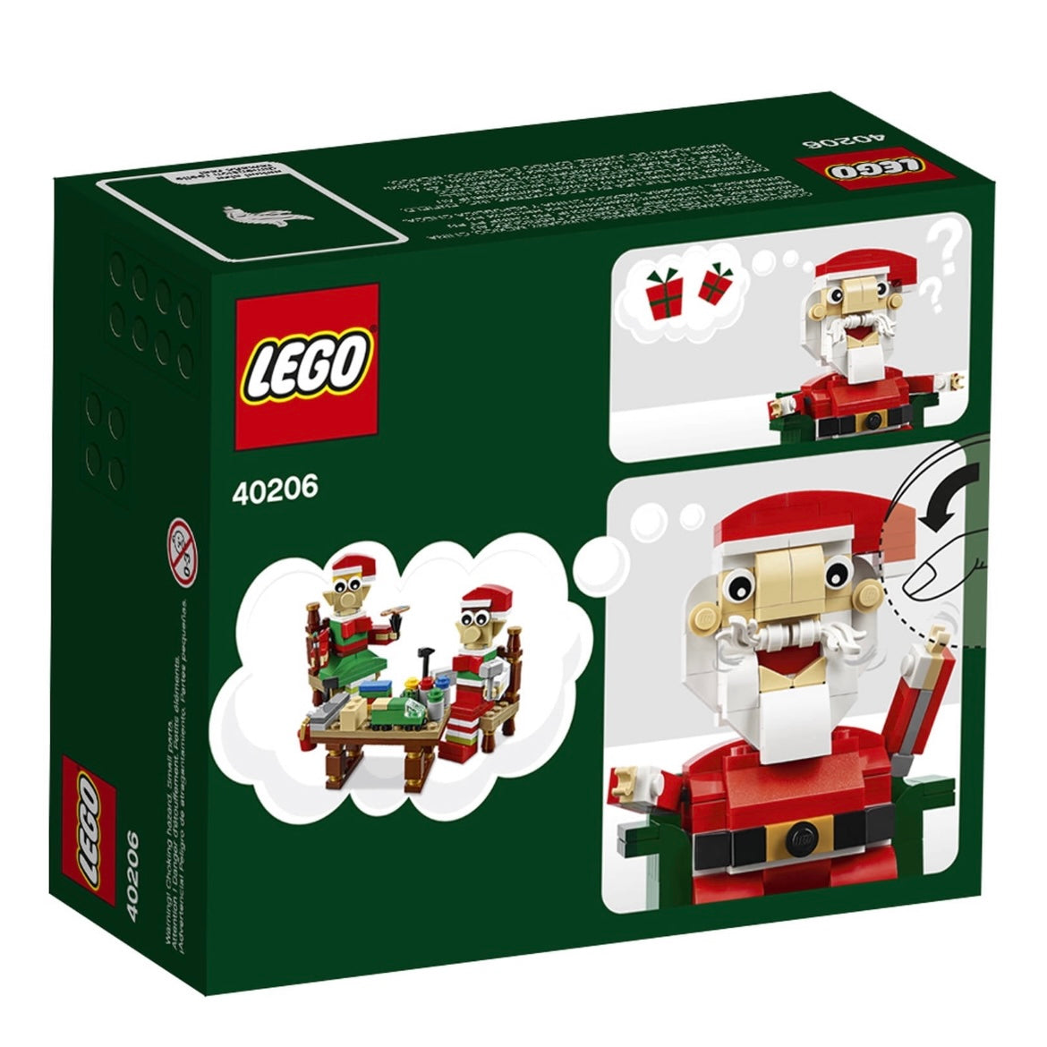 LEGO Christmas Seasonal Holiday Santa Claus – Wells