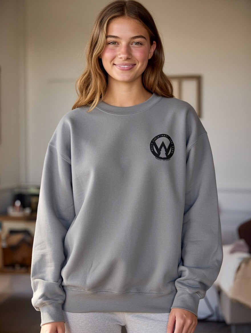 Crewneck Champion Sweatshirt – Wells Christmas Tree Farm