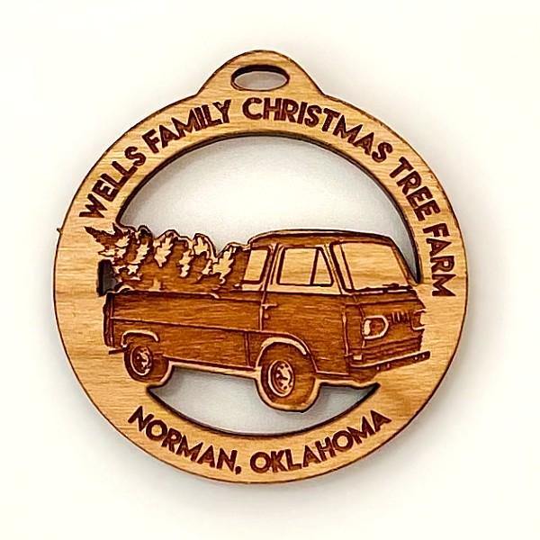 Truck Ornament - Wells Family Christmas Tree Farm